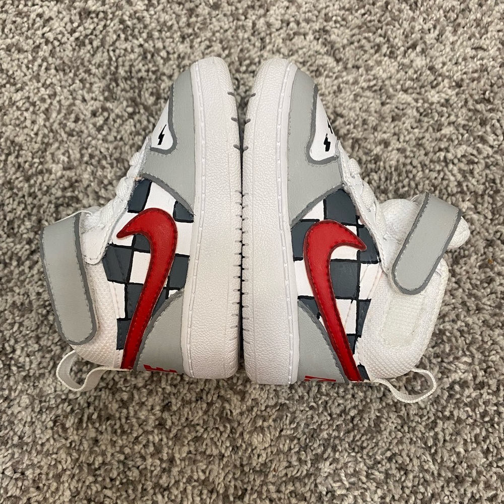 ✨CUSTOM✨ Toddler Nike Court Borough High Top Sneakers